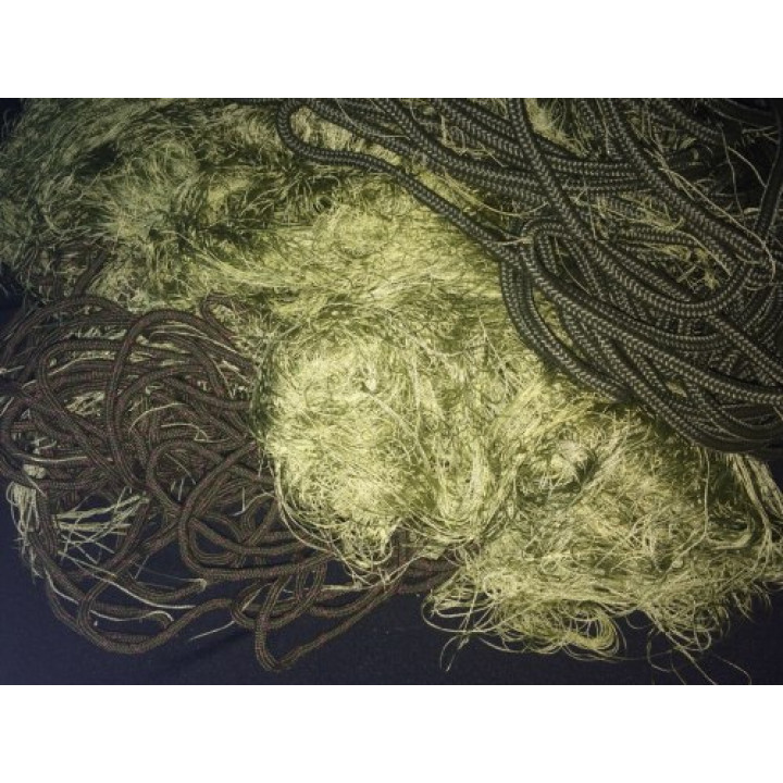 90мм; 29tex*4-2,0м-25м Трехстенная капроновая сеть (верх 50г/м; низ 100г/м)